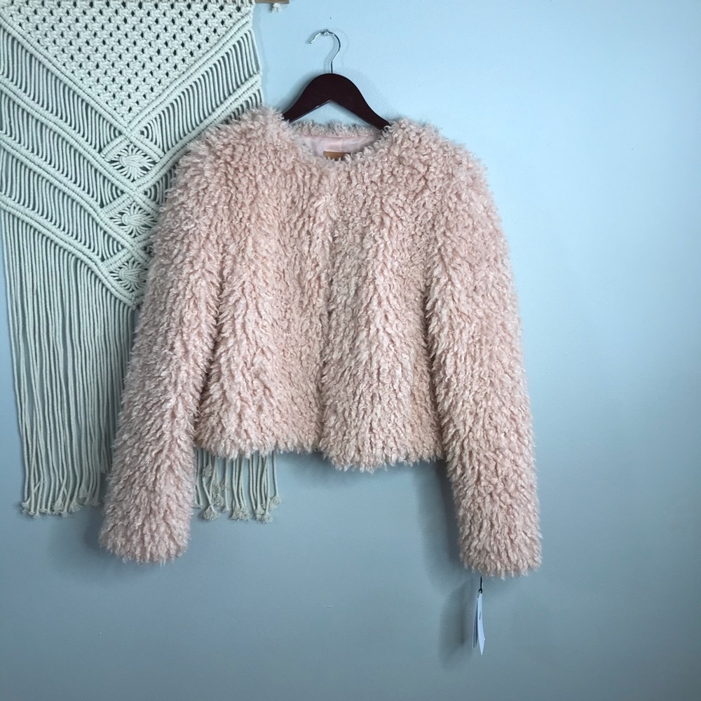 UGG LORRENA FAUX FUR JACKET NWT Large - Picture 2 of 8
